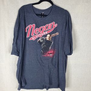 ◇ Negan's Sluggers Black T-Shirt Size  3XL
